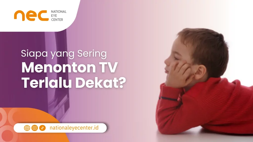 Nonton TV terlalu dekat menyebabkan minus