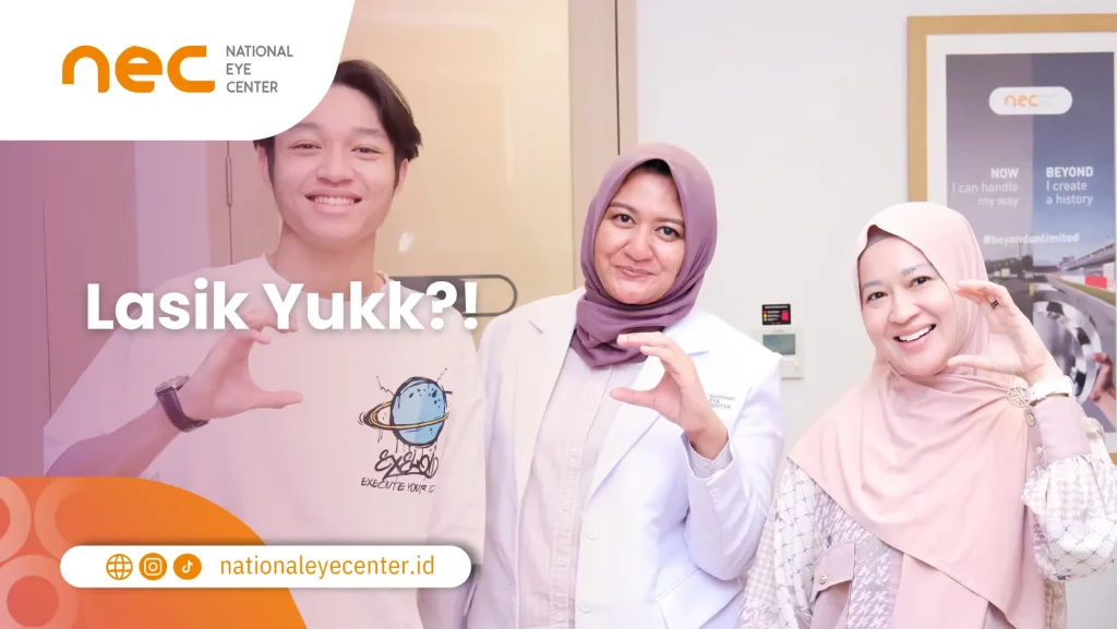 Kiesha, Okky Agustina dan Dokter NEC Mengajak untuk Konsultasi Lasik