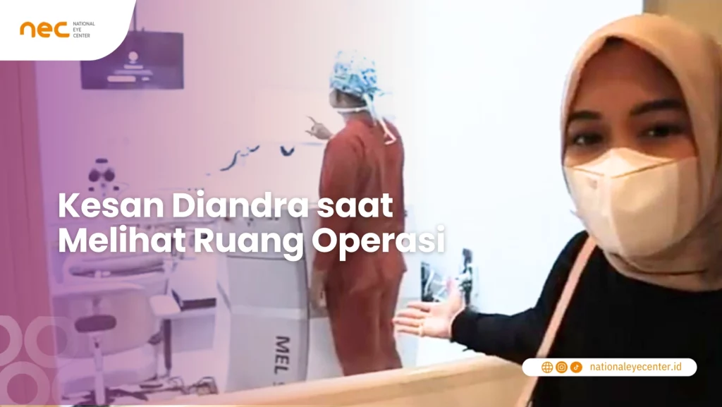 Intip Dulu Ruang Operasi sebelum Lasik. Kesan Diandra saat Melihat Ruang Operasi Diandra sednag melihar ruang operasi lasik setelah melakukan pre lasik