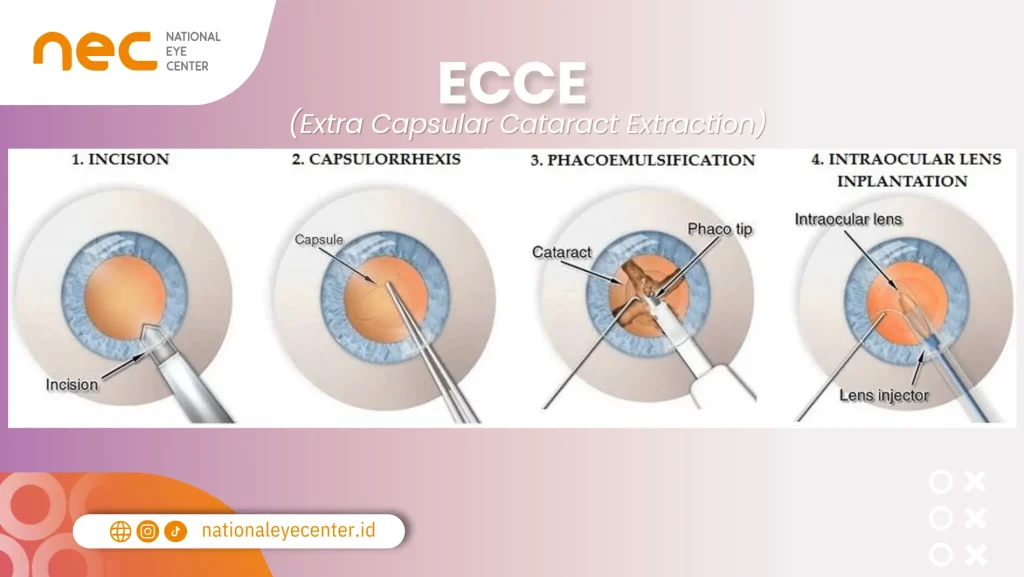 ECCE Operasi Mata Katarak: (Extra Capsular Cataract Extraction)