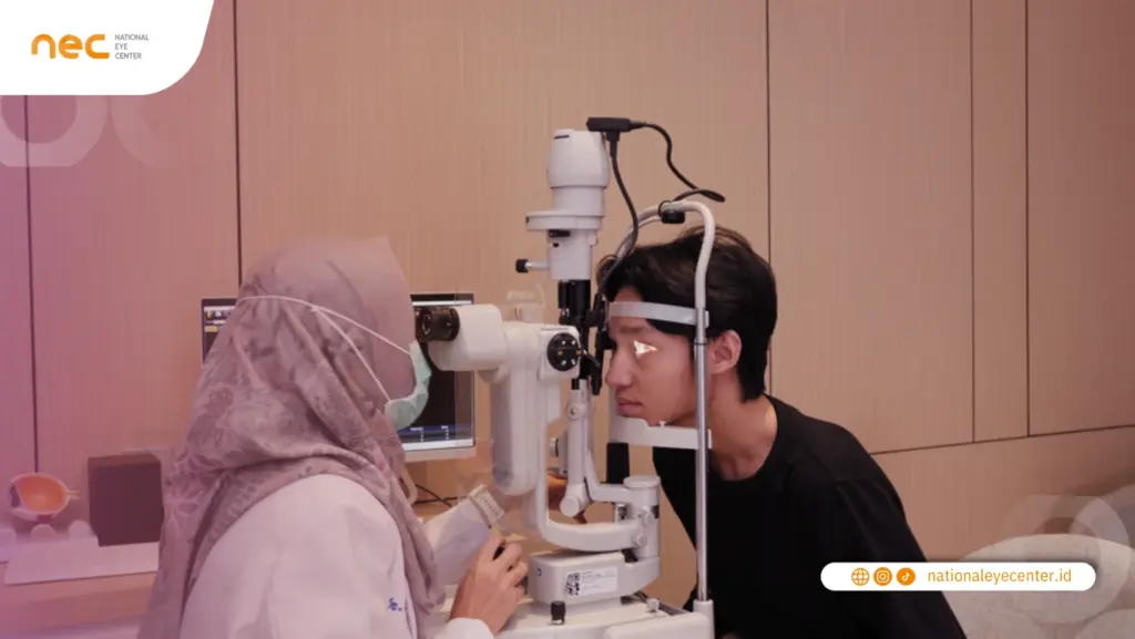 Kiesha saat melakukan pemeriksaan di NEC Surabaya Kiesha saat melakukan pemeriksaan di NEC Surabaya