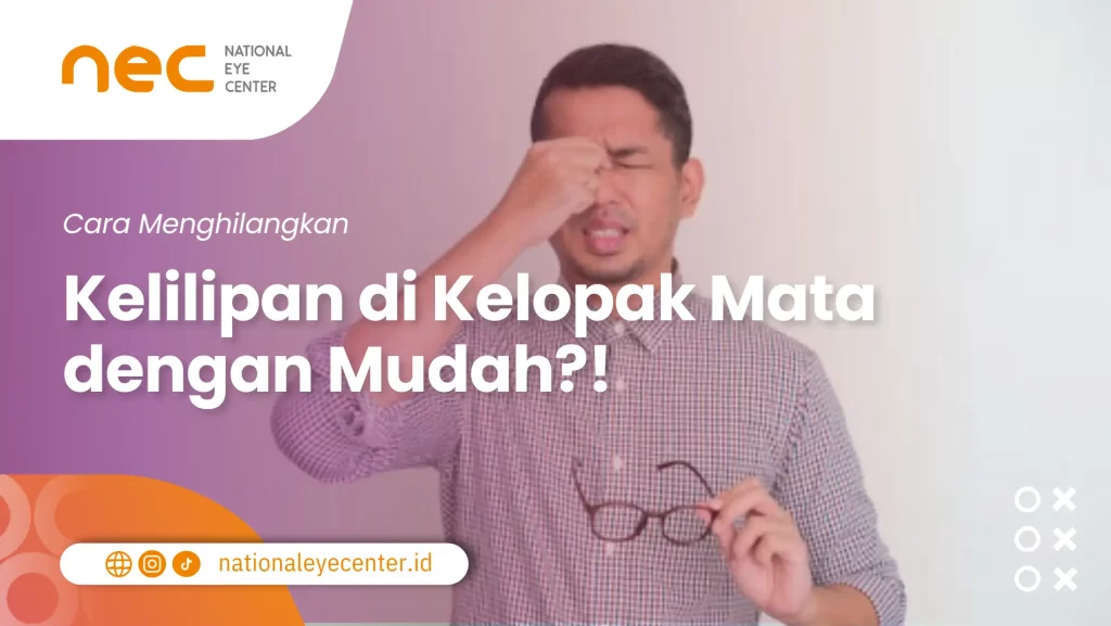Cara Mata Kelilipan di Kelopak Atas