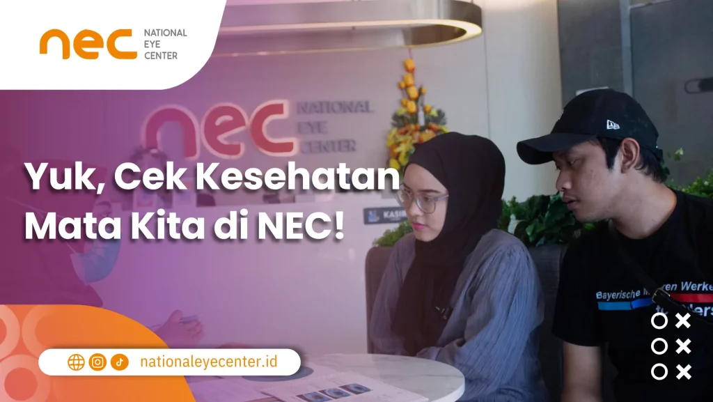 Mata Berat Seperti Mengantuk: Dua orang sedang berkonsultasi terkait mata di National Eye Center.