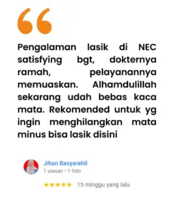 lasik bebas kacamata nec surabaya
