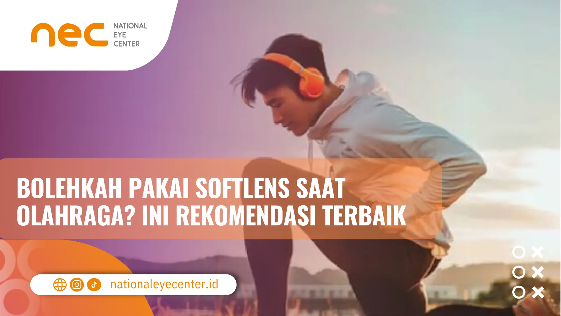 apakah boleh pakai softlens saat olahraga