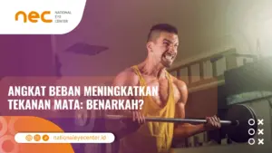 angkat beban meningkatkan tekanan mata